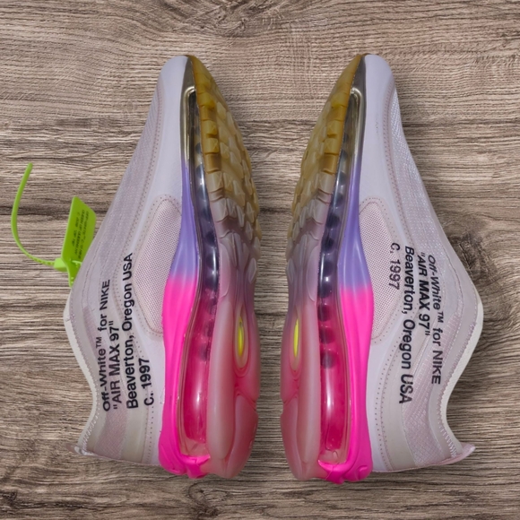 DS Nike Air Max 97 x Off-White 'Serena Queen' - Size 11 - AJ4585-600 - No Box - Picture 2 of 6
